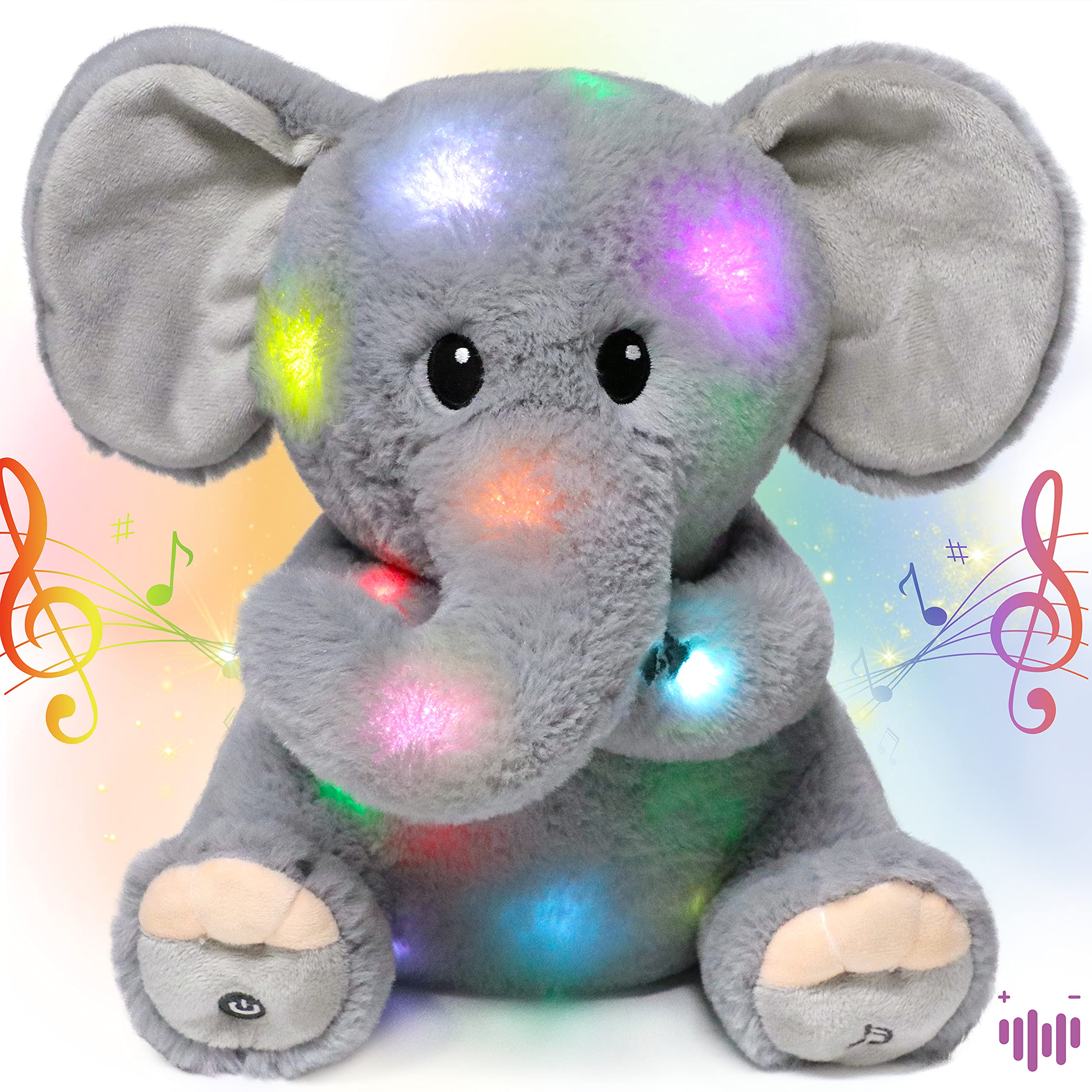 Musical Stuffed Elephant